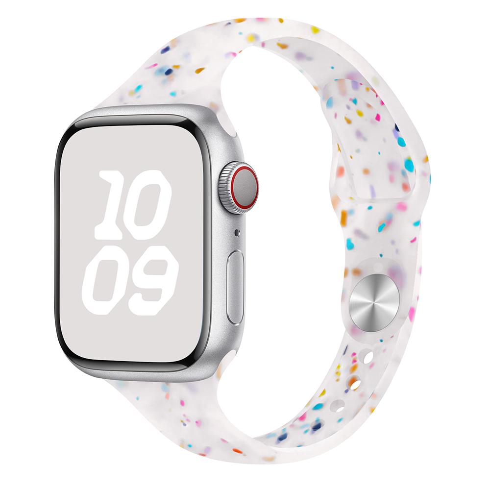 Original Silikonarmband für Apple Watch Band 44mm 45 46 40 41 38 42mm Armband Atmungsaktiv iwatch Serie 10 9 8 SE 7 6 Ultra 2 49mm