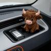 Tier Yak Figur Humorvolles Tier 3D Gedruckte Braune Yak Figur Für Schreibtisch Zuhause Und Auto Innenraum Dekorationen