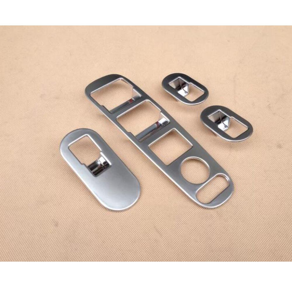 Car ABS Inner Door Window Glass Panel Armrest Lift Switch Button Trim Frame 4pcs For Honda HRV HR-V Vezel