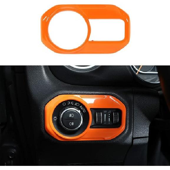 

Car Parts Interior Headlight Lamp Switch Cover Trim for Jeep Wrangler JL JLU JT