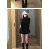 Women Sweet Cool Slim Fitted High Waist Long Sleeve Puffy Short Dress