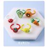 2024 Cute Cartoon Fruit Ring - Women's Whimsical Design