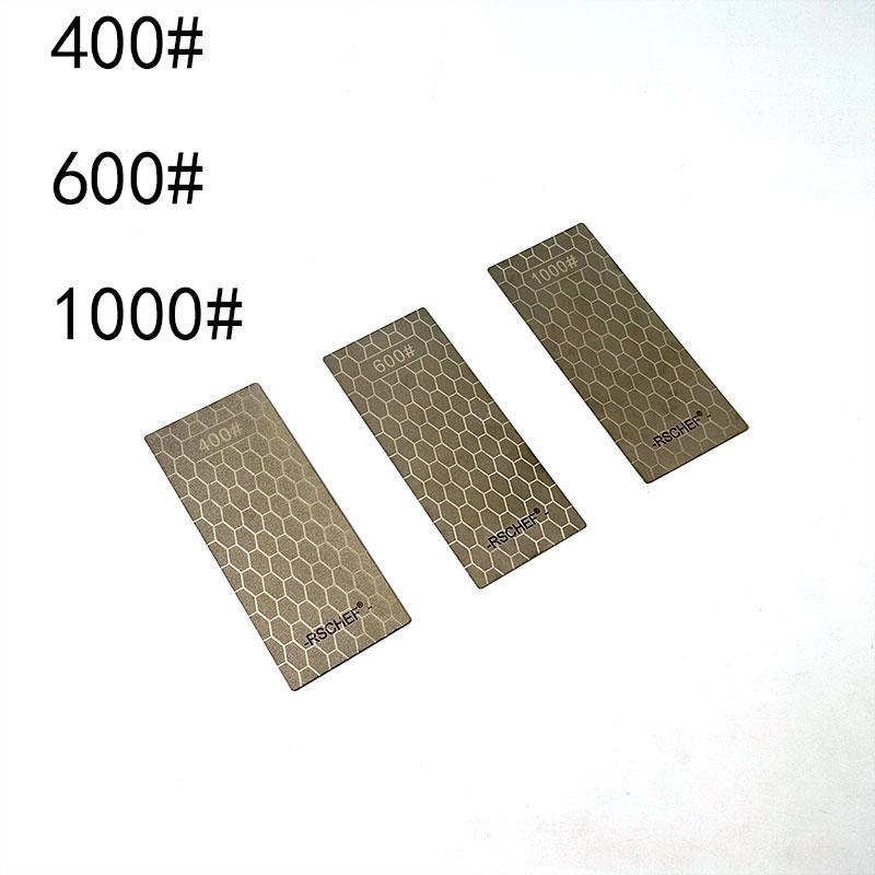 

Diamond Knives Sharpening Stone Grit 240# 400# 600# 1000# Grindstone Knife Sharpener Ultra-thin Honeycomb Surface Whetstone