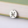 Zodiac Floating Charm for Jewelry Making Stainless Steel Aries Pisces Gemini Aquarius Cancer Twelve Constellation Pendant