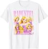 Mode Lässig Disney Rapunzel Prinzessin Mehrere Posen T-Shirt S-4XL Sommer