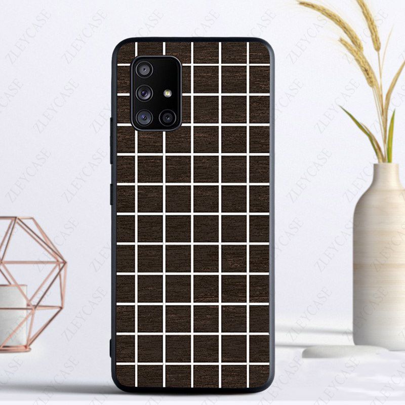 Checkerboard Plaid Checked Checkered Funda For Samsung Galaxy A13 A53 A11 A12 A32 A22 A52S A41 A42 A33 A20E A30S A40 A21S Cases