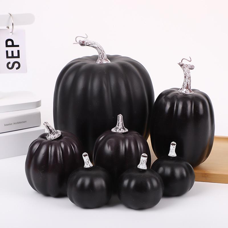 Autumn Decor Set: Foam Pumpkins, Pine Cones, and Maple Leaves for Halloween and Thanksgiving