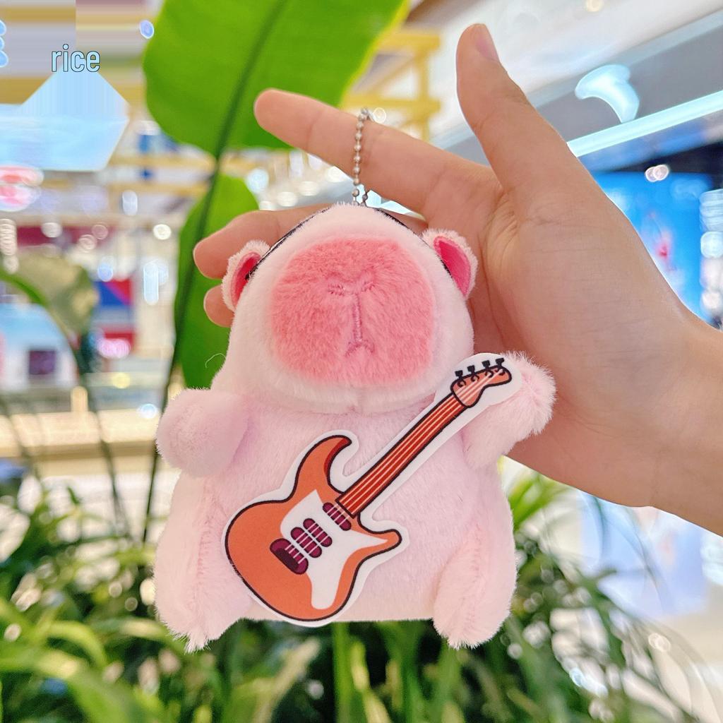 Cute Capybara Plush Toy Pendant & Keychain Charm