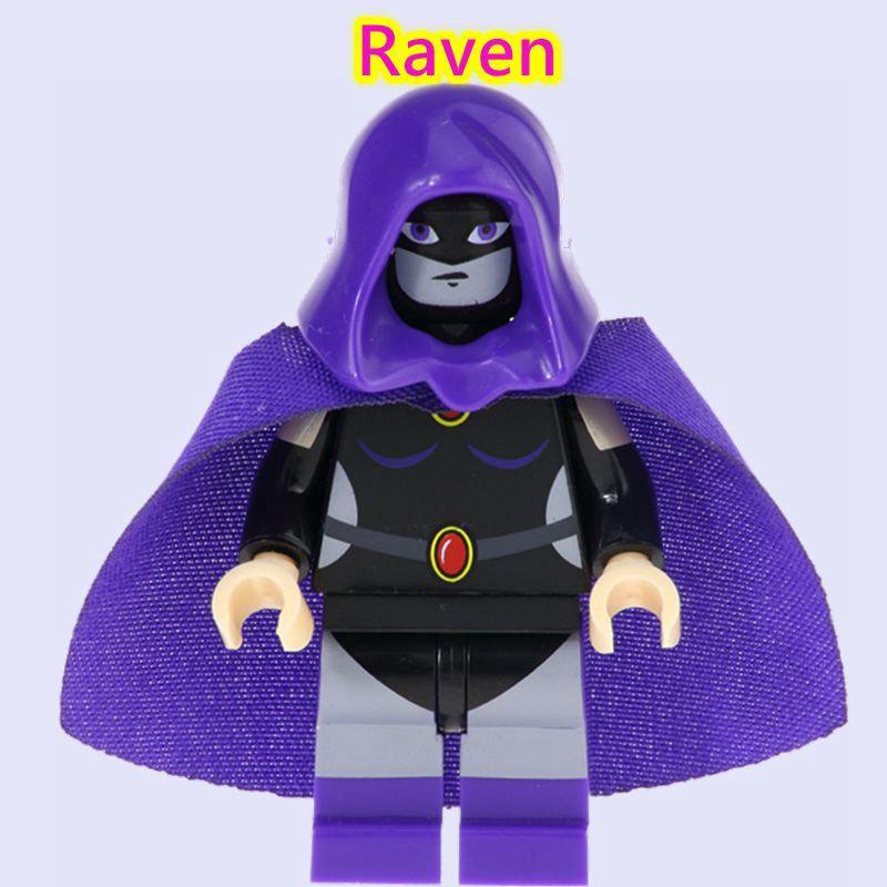 Teen Titans Nightwing Robin Arkham Knight Compatible with Marvel Minifigures Toy DC Movie Riddler Black Flash Building Blocks Educational Toys