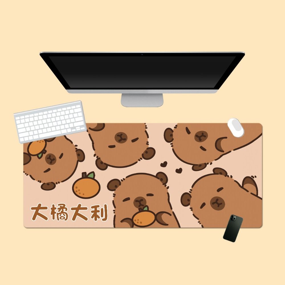 Capybara Desk Pad Cartoon Keyboard Mice Mat New Mouse Pad