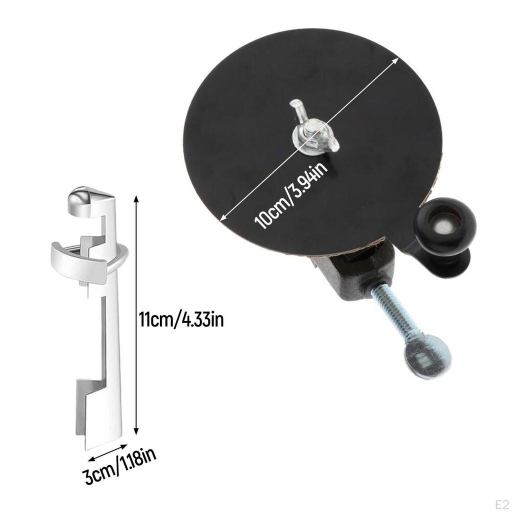 Pool Cue Tip Clamp, Billiard Sander, Hand Tools Metal with Sander Paper Shaper