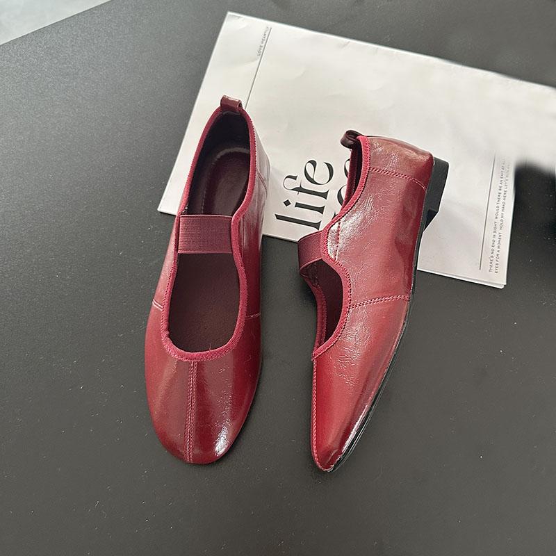 Fashion 2025 New Fashion Round Toe Women Ballet Flats Dance Shoes Soft Female Shallow Footwear Ladies Mary Janes Flats Shoes Big Size 43