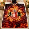 Flannel BlanketSunderland Football Warm Soft Throw Blanket for Indoor Sofa Bed Living Room Use