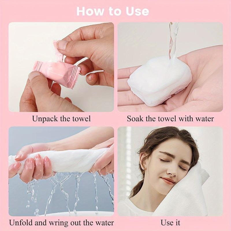 1/5/10/15/20PCS Disposable Compressed Facial Towels Mini Hand Towels Trave Towels for Outdoor, Work, and Daily