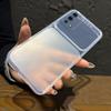 Split Dual Panel Matte Clear Case for OPPO A55 4G Large Independent Camera Window Anti-Yellow Shockproof Protective Cover