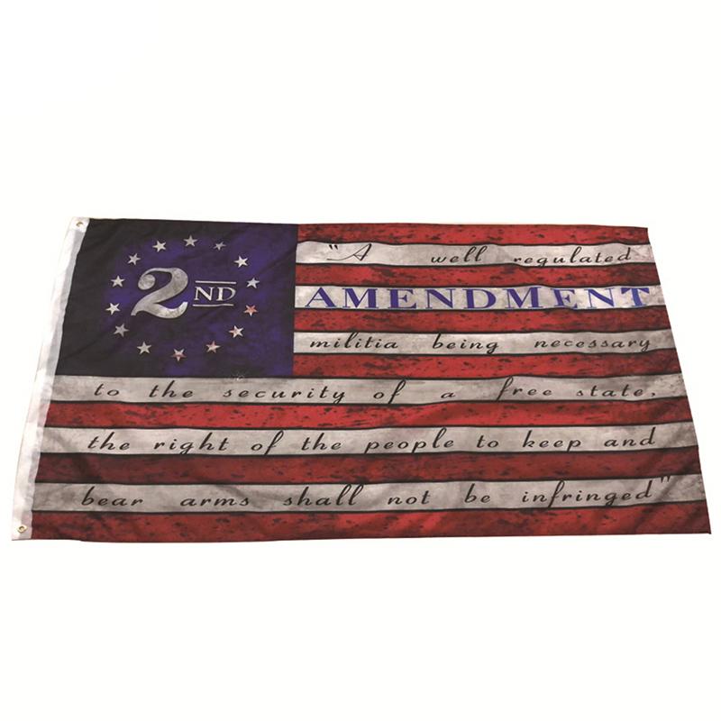 

Креативный флаг Второй поправки 90*150 см нейлоновый флаг