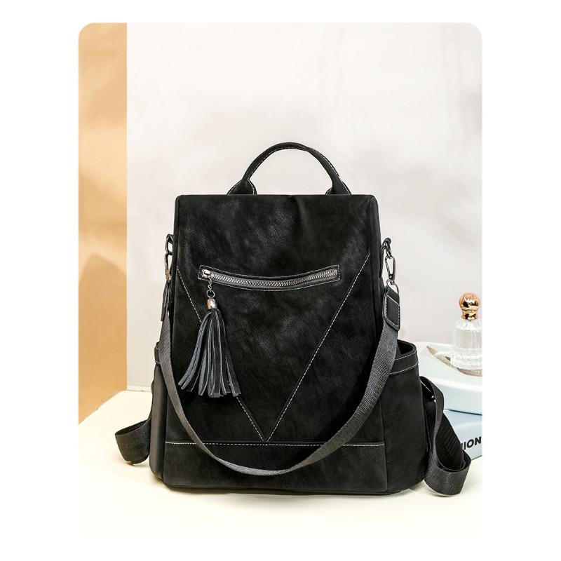 Doppelschulter-Rucksack mit großem Fassungsvermögen, modische und multifunktionale Umhängetasche