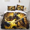 Fun Guitar Clown For Teens And Adults,3D Print Quilt Cover Duvet Cover Soft Microfiber Bedding Set And  Pillow Cases 75*50 2Pcs
