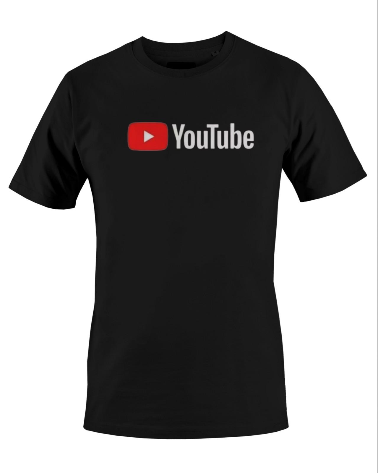 YouTube Logo Graphic Print Mens T-Shirt XXXL