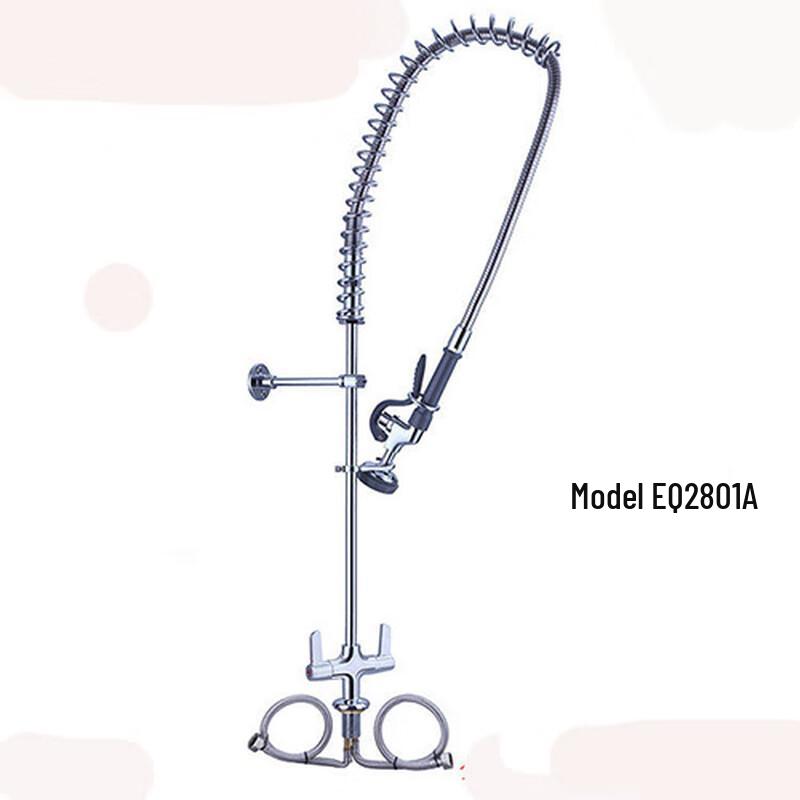 TLXT Commercial Kitchen Faucet with Handheld Sprayer