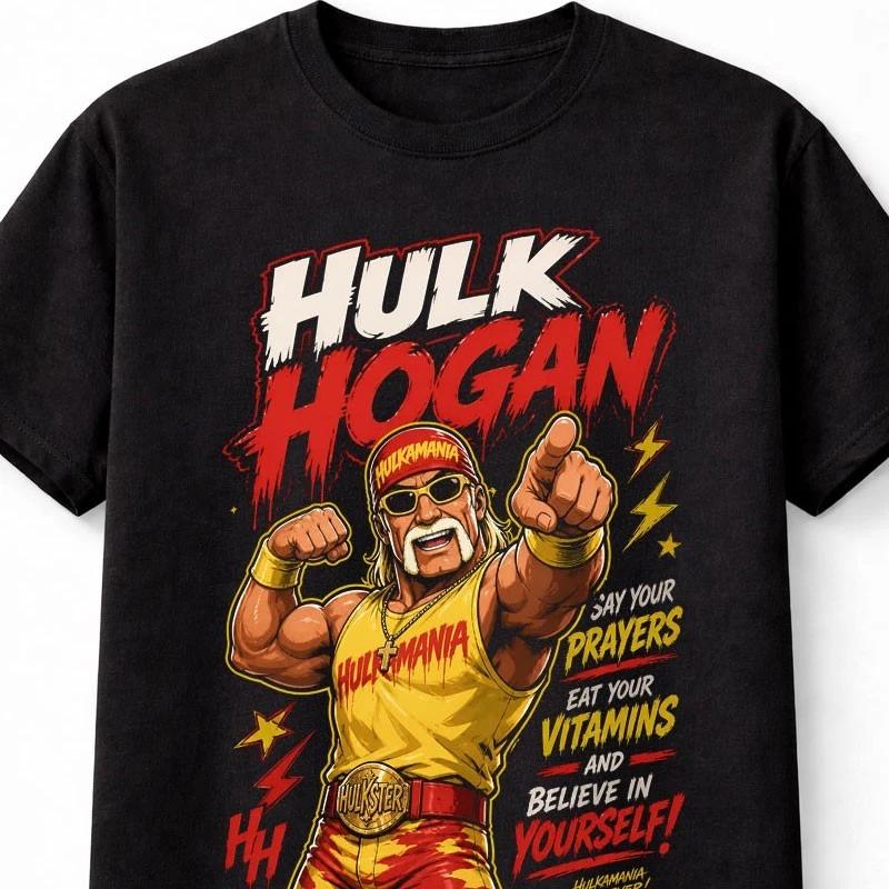 Hulk Hogan HulkaUnisexia Wrestling Legend Say Your Prayers Unisex TShirt S