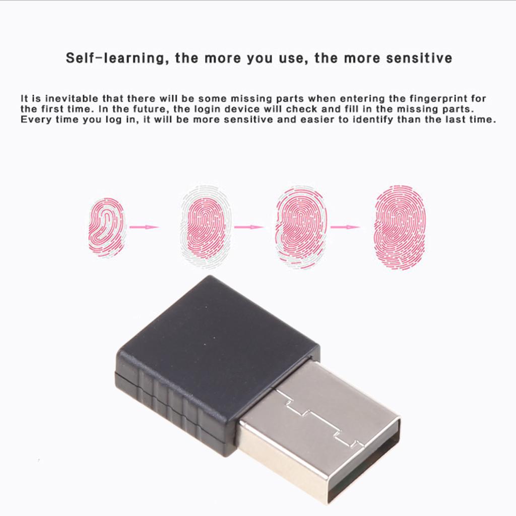 Security for Key Mini USB Fingerprint Reader for Windows 10 360° for Touch Speed