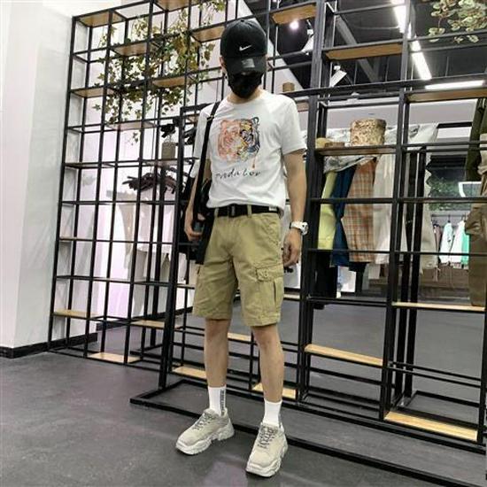 Men's Trendy Summer Workwear Shorts - Fashionable, Casual, and Handsome Mid-Length 5-Point Pants