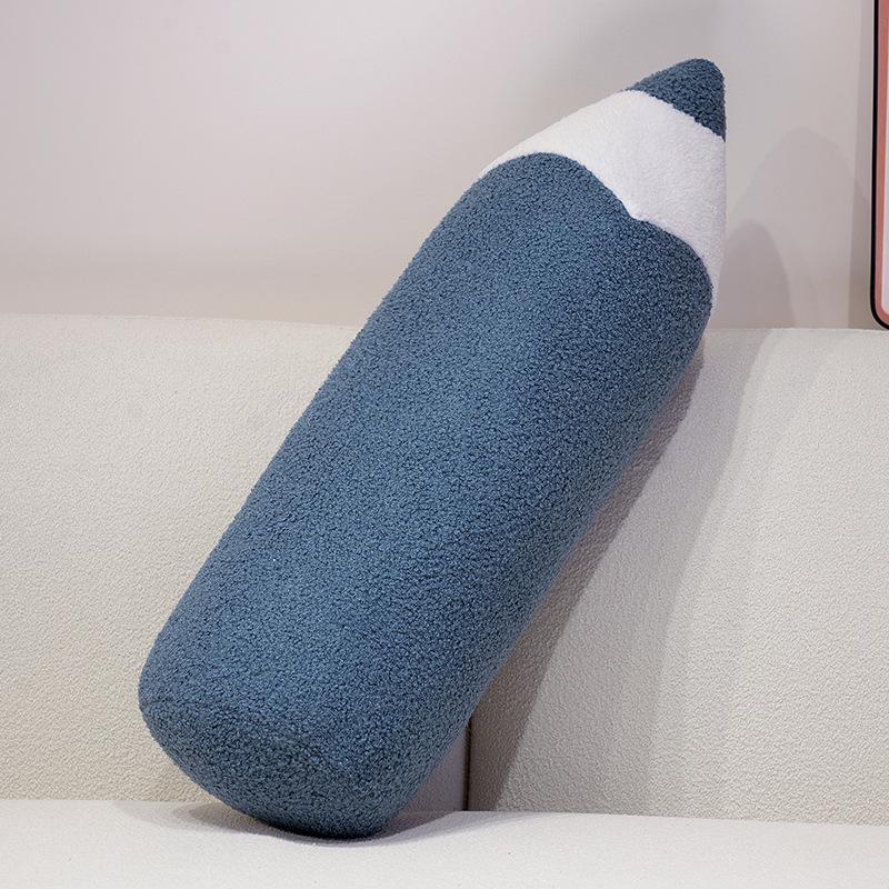 70cm Gekleurd Potlood Pluche Kussen Simulatie Potlood Pluche Speelgoed Studentencadeau Kamerdecoratie Bed Potlood Gevuld Zacht Kussen