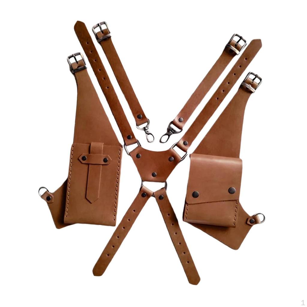 Steampunk Schultergurt Tasche Bequeme Geldbörsen Tasche zum Reiten Motorradfahren