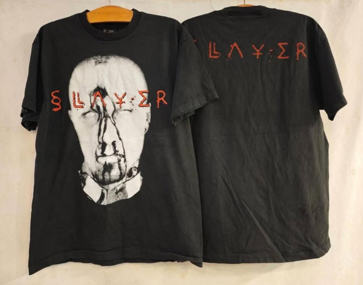 Slayer Vintage 1990s Diabolus in Musica Face Music Metal Band XL T-Shirt REPRINT S