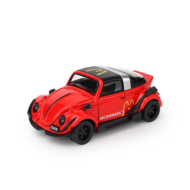 Zhongyuanxing 1:32 Beetle Shell Simulation Alloy Sports Car Model Sound and Light Return Force Detachable Convertible Toy Car