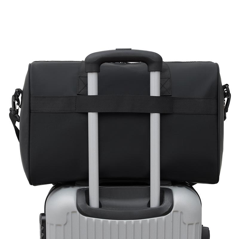 Bolsa de bagagem de mão de grande capacidade para viagens de negócios de curta distância para homens e mulheres, bolsa de armazenamento para viagem de saída, pode ser equipada com haste de tração