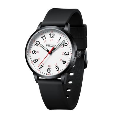Analog Nurse Easy To Read Urethane Unisex [DIZIZID] Watch, Waterproof, Luminous, Dial, Belt, Simple, Stylish, Men's, Women's, Medical, Nurse, (Black