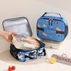 Insulated Lunch Bag for Kids Portable Lunch Box Carrier Rainbow Square Tote Bag Student Bento Bag