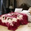 Double-Layer Raschel Blanket: Thick, Warm Crystal Velvet Cover for Autumn and Winter