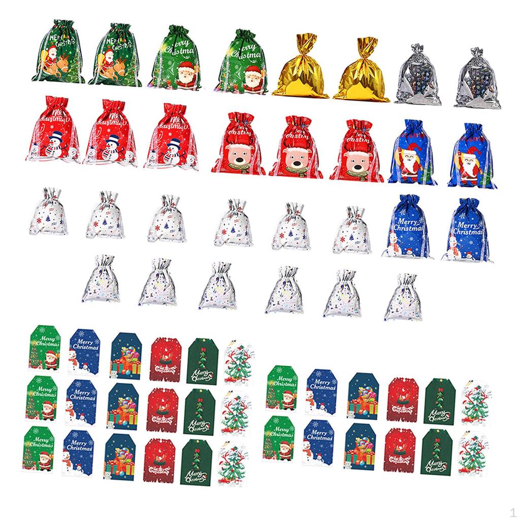 30 Pieces Christmas Candy Bag Gift Packaging