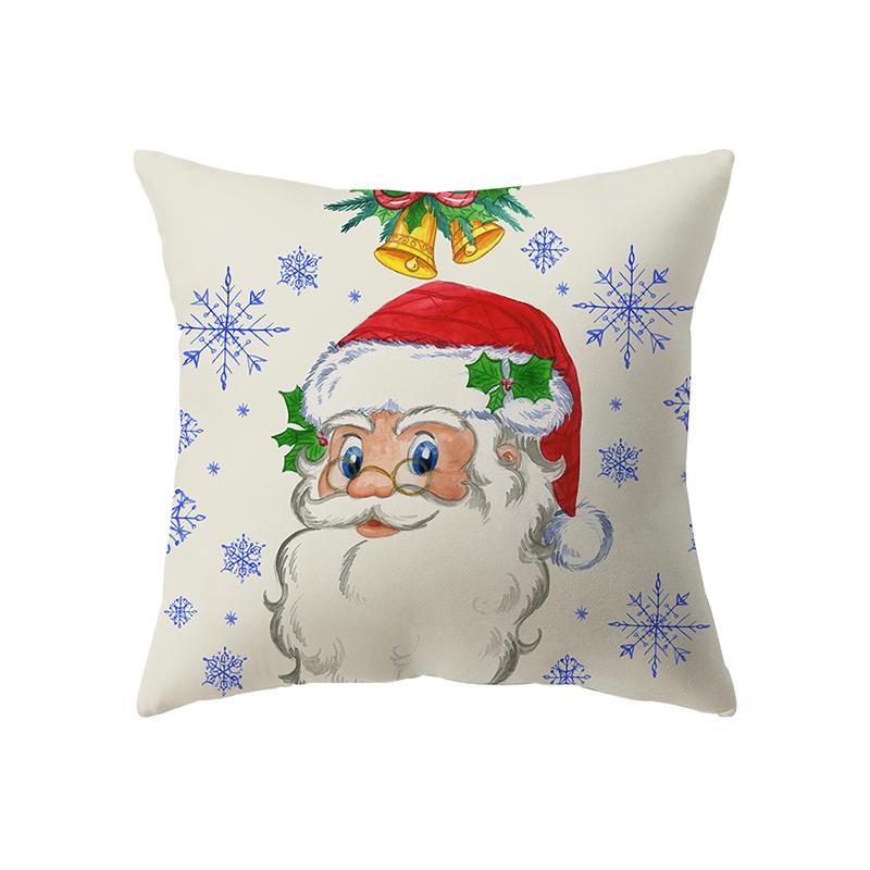 

Веселая Рождественская елка, украшение с принтом, наволочка для дома, гостиной, украшение для дивана, полиэстеровая подушка, наволочка 40X40CM