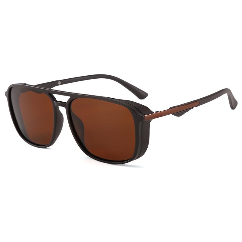 

Retro Double Bridge Sunglasses Men Women Fashion Minimalist Brand Sun Glasses Vintage Trend Outdoor Driving Lady Man Shade UV400