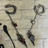 Dark Ear Cuff Animal Jewelry Clip On Goth Style Unisex Ear Accessory For Adults Handmade Eardrop Earhook Pendant