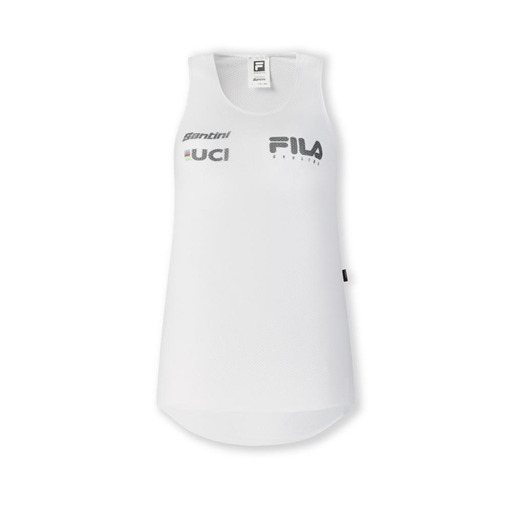 

Fila Велосипедная мода Повседневный Универсальный Топ без рукавов Женские топы Белый A11W528112FWT S