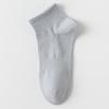 Men's Summer Thin Solid Color Breathable and Sweat Absorbing Mid Calf Sports Socks