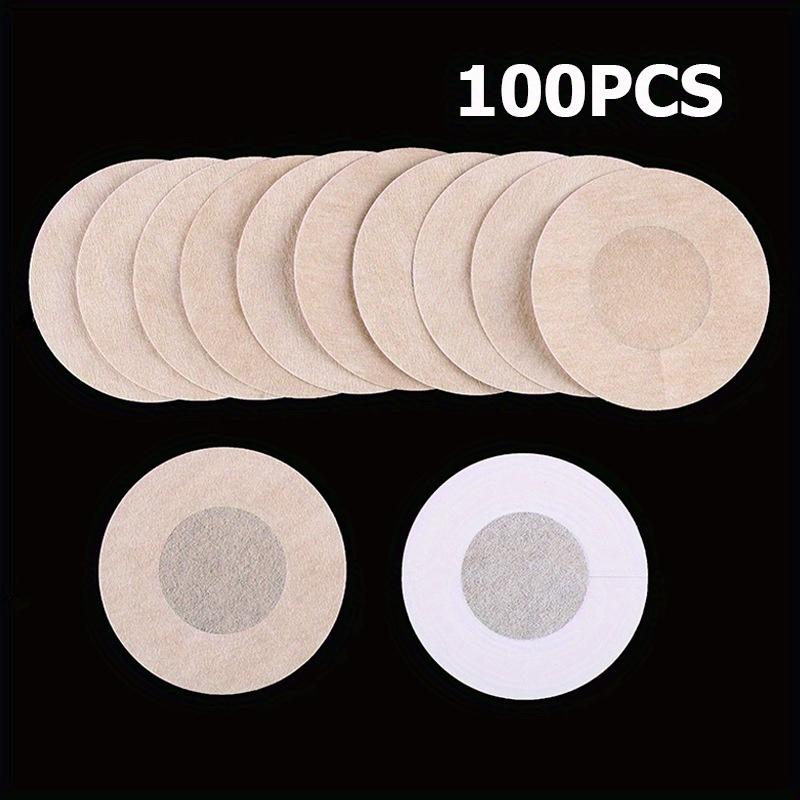 100pcs Disposable Nipple Covers, Seamless Breathable Self-Adhesive Invisible Bra, Women's Lingerie & Underwear Accessories