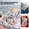 For Xiaomi Redmi Note 13 4G Leather Case 3D Pattern Printing Phone Wallet Cover