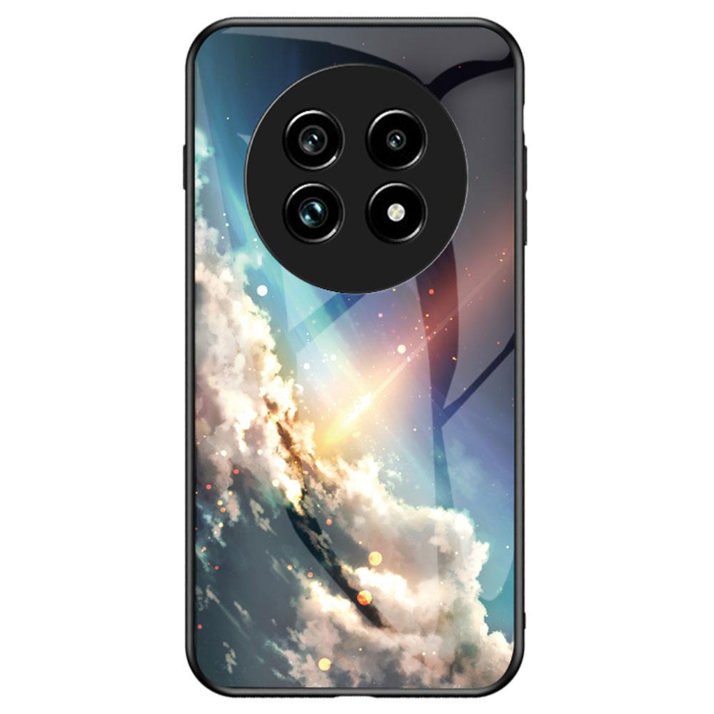

For Realme 13 Pro 5G (Global)/13 Pro+ 5G (Global) Case Starry Sky Pattern Tempered Glass Phone Cover Bright Starry Sky