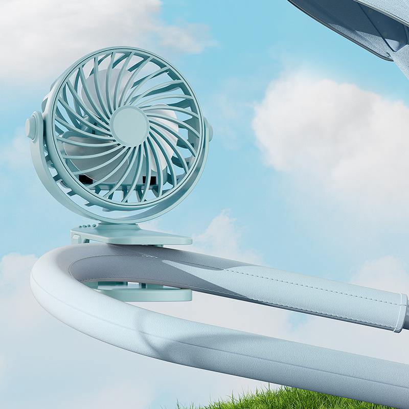 USB Rechargeable Mini Stroller Clip Fan: Portable Outdoor Fan
