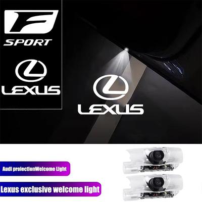 Car HD Projector Door Light Welcome Lamps Accessories For F SPORT ES RX NX LS UX LM LX GX LC RZ IS CT GS RC HS SC TX LBX I