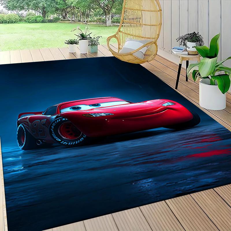 Mcqueen'S Adventure Carpet Rug Soft Washable Antislip Home Living Room Sofa Mats Personalized Christmas Rug