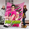 Customiz Name Personality Zombies Blanket Soft&Warm Office Bed Travel Lunch Break Blanket,Gift All Seasons