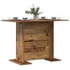 Dining Table Reclaimed Wood Look 110 x 60 x 75 cm Wood Based Material