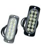 HTharros Car LED Strobe Light 12 LED 24V Universal White 2pcs Warning Light